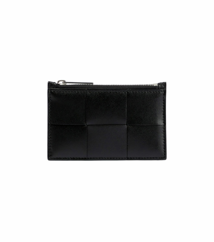 Photo: Bottega Veneta - Intreccio leather card case