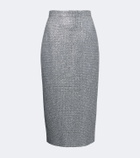 Emilia Wickstead Lorelei tweed pencil skirt