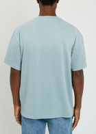 Axel Arigato Gradient Logo-embroidered Cotton T-shirt Blue