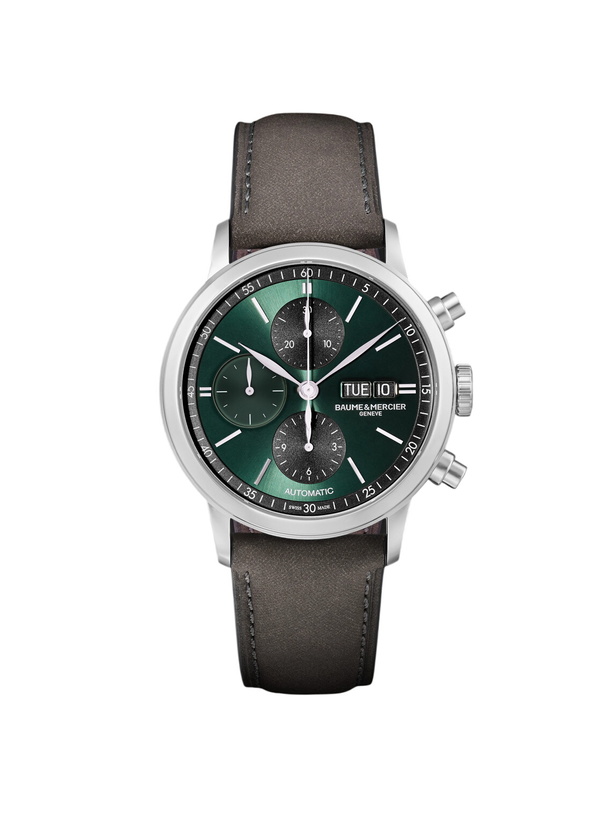 Photo: Baume & Mercier - Classima Automatic Chronograph Stainless Steel Watch, Ref. 10783