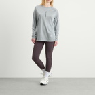 Nike Stride Long Sleeve T-Shirt in Smoke Grey