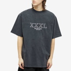 Balenciaga Men's Oversized XXXL T-Shirt in Black/White
