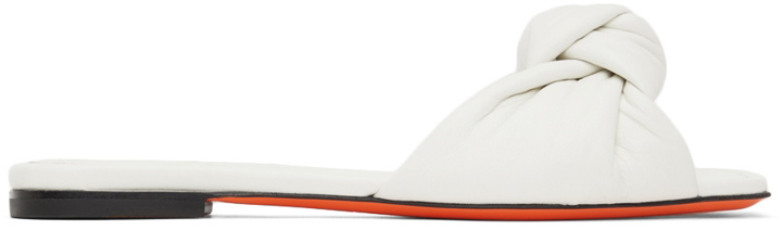 Photo: Santoni White Freeze Sandals