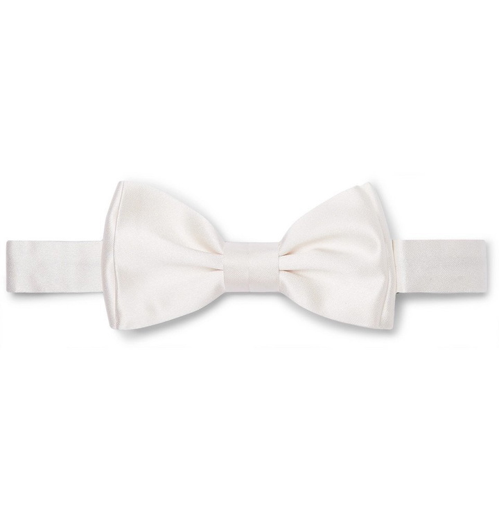 Photo: Hugo Boss - Pre-Tied Silk Bow Tie - Men - White