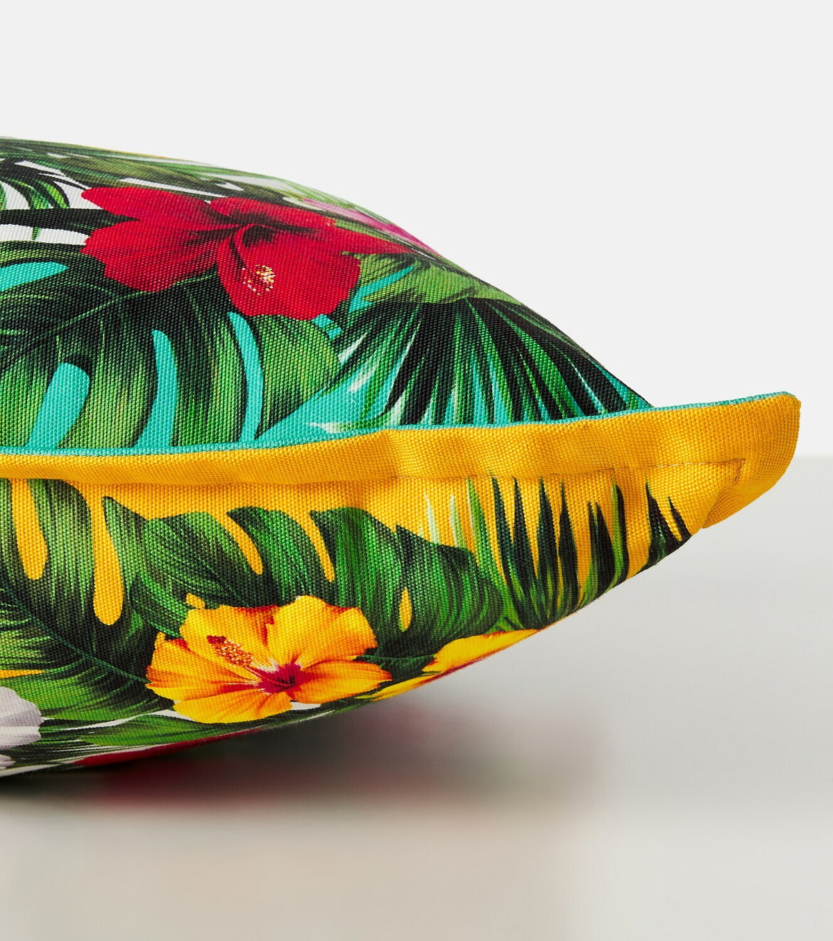 Dolce&Gabbana Casa Floral cotton canvas cushion