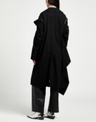 Yohji Yamamoto Womens Coat in Black
