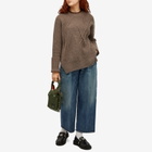 Undercover Women's Pleat Front Denim Trouser in Blue