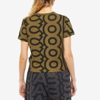 Marc Jacobs Women's Monogram Baby T-Shirt in Olive/Black