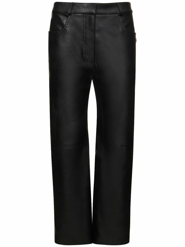 Photo: STELLA MCCARTNEY - Faux Leather Straight Pants