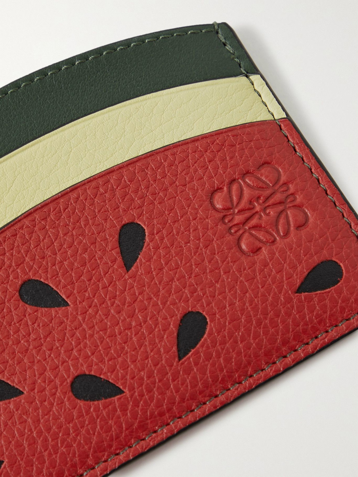 LOEWE - Paula's Ibiza Full-Grain Leather Cardholder Loewe LOEWE - Paula's Ibiza Full-Grain Leather Cardholder Loewe