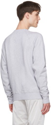 HELIOT EMIL Grey Logo Sweatshirt