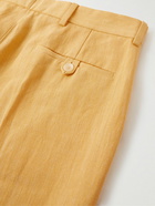 Jacquemus - Feijoa Straight-Leg Linen-Blend Trousers - Yellow