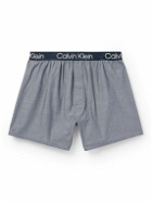Calvin Klein Underwear - Slim-Fit Stretch-Cotton Chambray Boxer Briefs - Blue