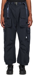 Archival Reinvent Navy Belted Cargo Pants