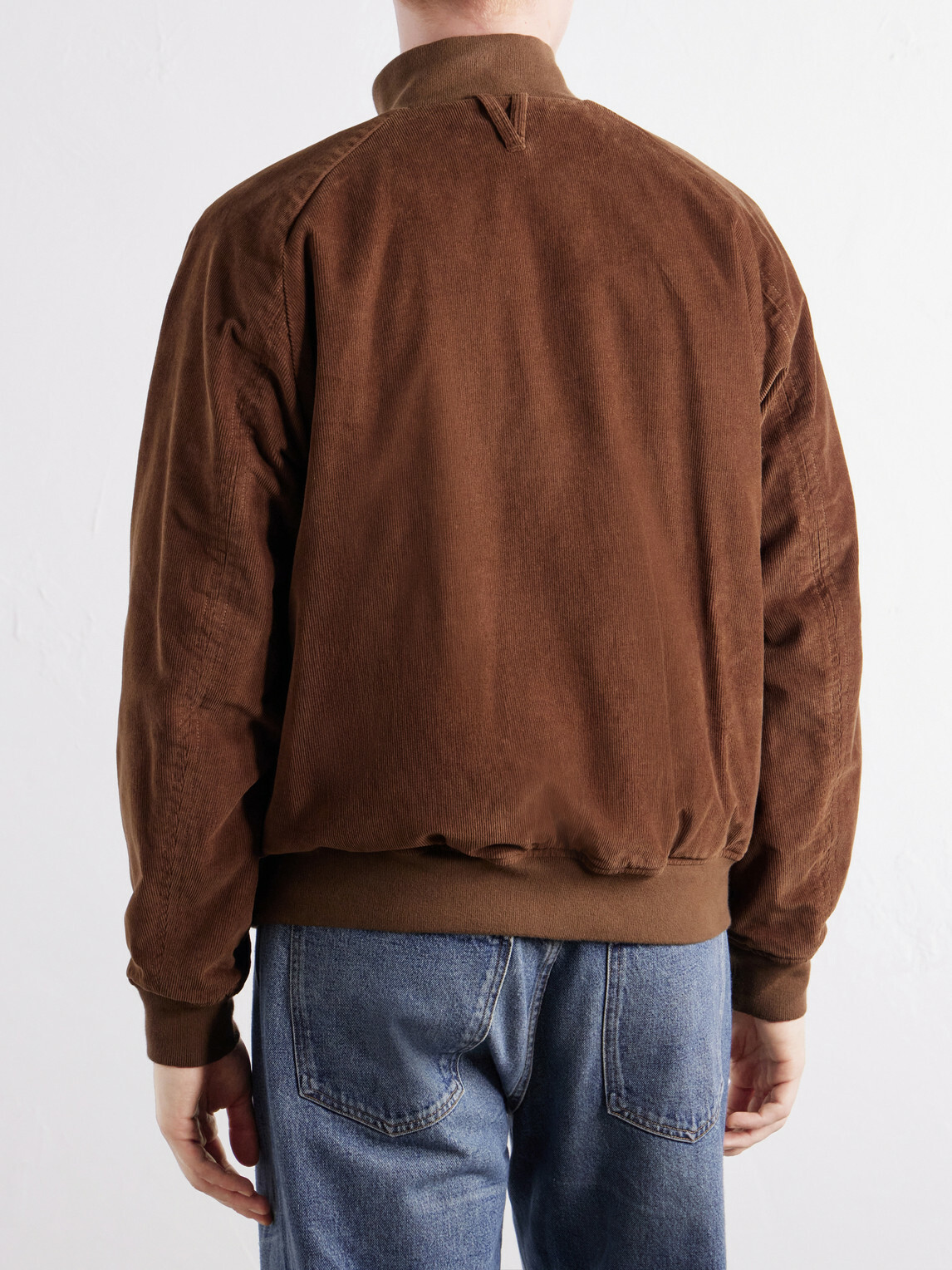Valstar - Valstarino Cotton-Blend Corduroy Bomber Jacket - Brown