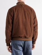 Valstar - Valstarino Cotton-Blend Corduroy Bomber Jacket - Brown