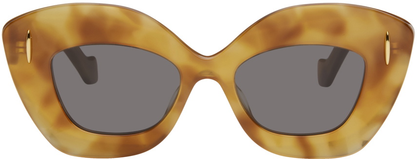 LOEWE Tortoiseshell Retro Screen Sunglasses Loewe