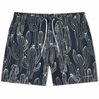 NN07 Men's Jules Swim Shorts in Navy Cactus