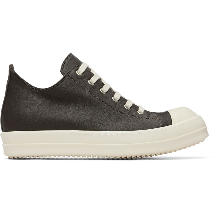 Photo: Rick Owens Brown Tower Low Sneaks Sneakers