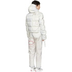 Kanghyuk Off-White Cropped Down Parka
