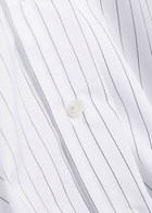Lardini Striped Cotton Shirt White