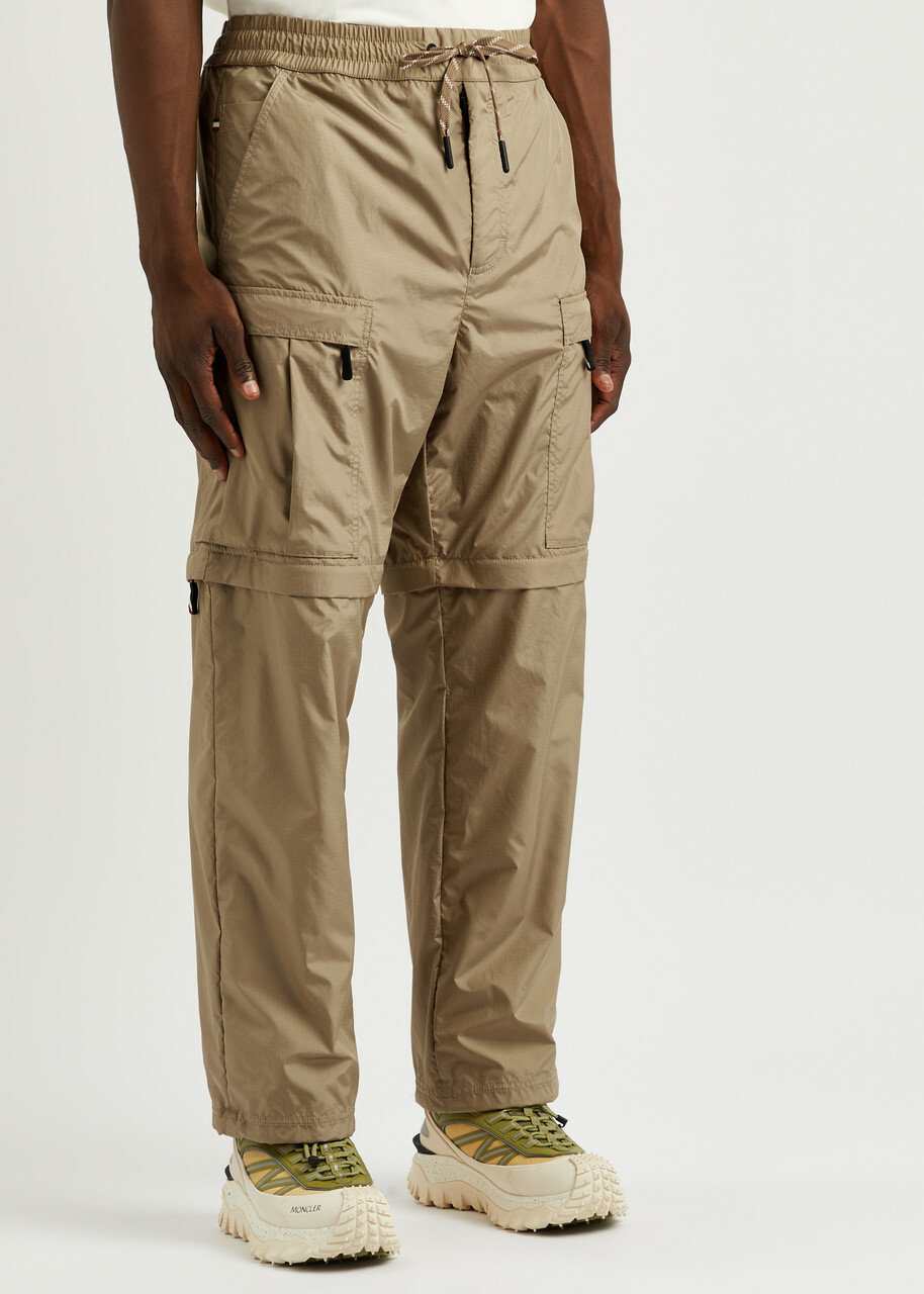 Moncler Grenoble Day-Namic Shell Cargo Trousers Beige