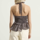 Damson Madder Women's Leandra Halter Cami in Dark Brown