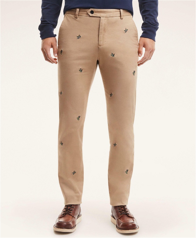 Photo: Brooks Brothers Men's Twill Mallard Chino Pants | Beige