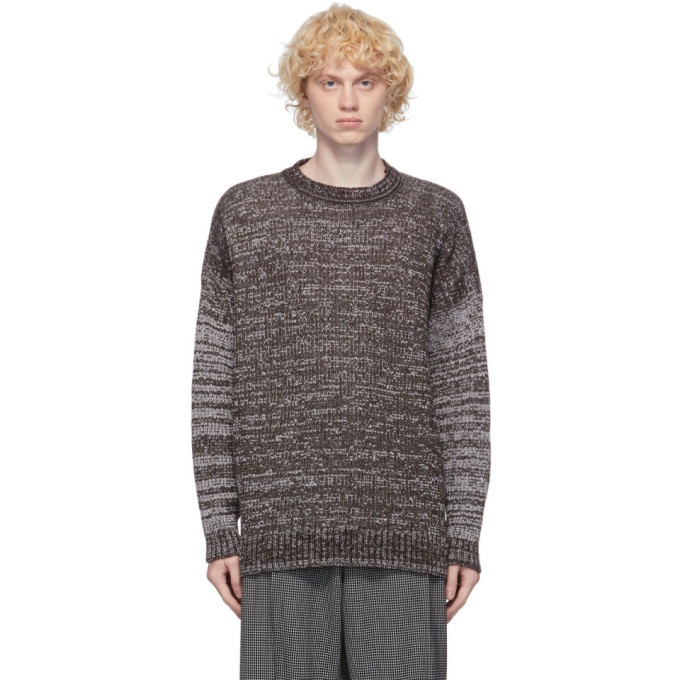 Photo: Ottolinger Brown and White Forever Knit Sweater