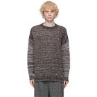 Ottolinger Brown and White Forever Knit Sweater
