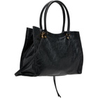 Balenciaga Black 'Le City' Arena Lamb S Tote