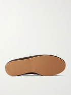Mulo - Evening Suede Loafers - Brown