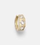 Marie Lichtenberg Ecrou Coco 18kt gold single hoop earring