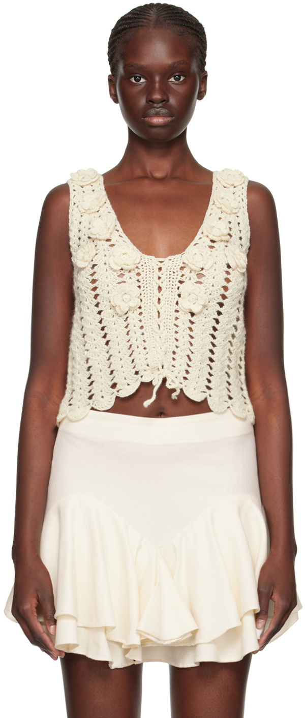 Tach Off-White Dunia Tank Top