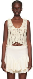 Tach Off-White Dunia Tank Top
