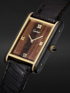 Stephanie Windsor - Cartier Vintage 1970s Must de Cartier Tank Palissandre de Rio Hand-Wound 25mm Stainless Steel and Rosewood Watch, ref. 21611 (Fits up to 7.5'' wrist)