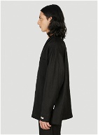 Saintwoods - Logo Print Pyjama Shirt in Black
