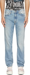 Nudie Jeans Blue Gritty Jackson Jeans