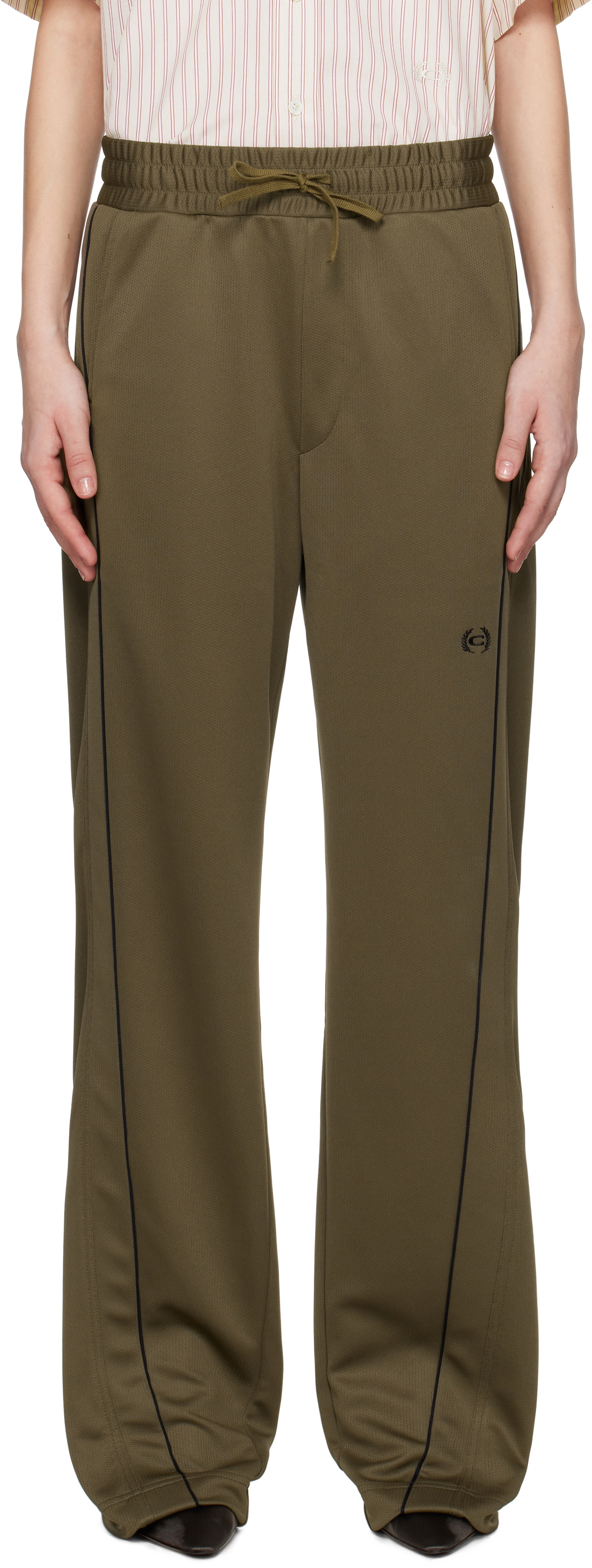 Commission Khaki Shift Track Pants