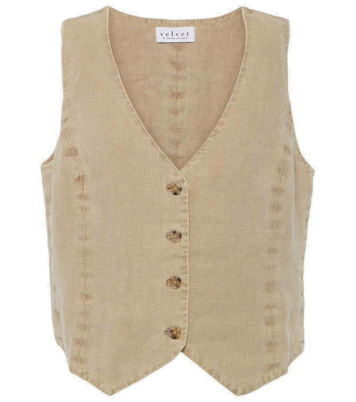 Photo: Velvet Mylie linen vest