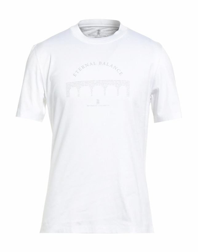 Photo: Brunello Cucinelli Mens T-shirt in White