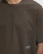 Pas Normal Studios Off-Race Tee Brown Mens Shortsleefe