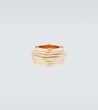 Bottega Veneta - Layers gold-plated sterling silver ring