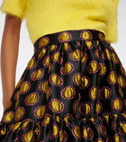 La DoubleJ Oscar jacquard midi skirt