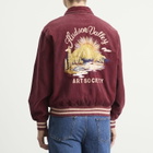 Polo Ralph Lauren Men's Corduroy Arts Club Bomber Jacket in Pomegranate