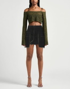 Heron Preston Womens Denim skirt in Black