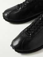The Row - Mica Leather Sneakers - Black