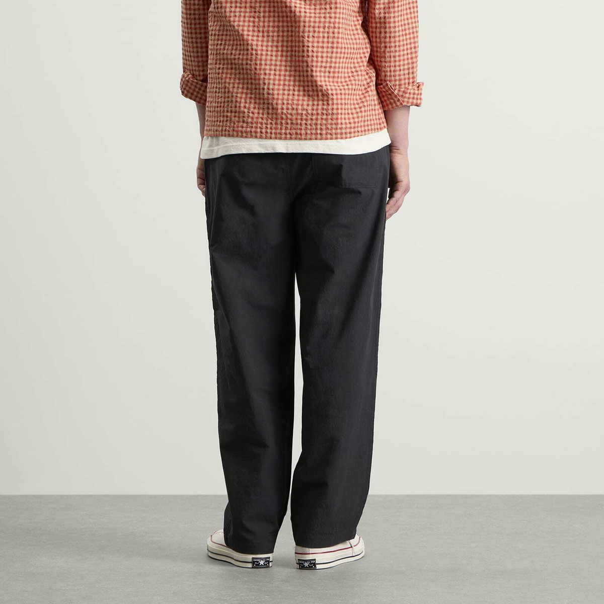 Folk Men's Wide Fit Trouser in Charcoal