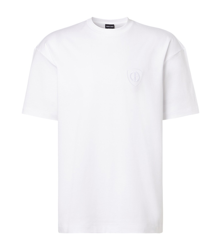 Photo: Giorgio Armani Cotton jersey T-shirt