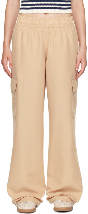 Photo: adidas Originals Beige Adicolor Cargo Trousers